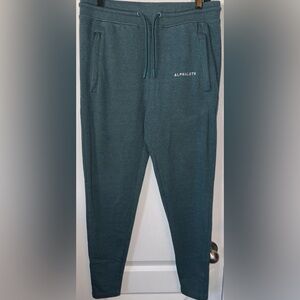 Alphalete Lightly Used Men's Essential Core Blue Joggers